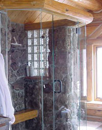 custom shower installation